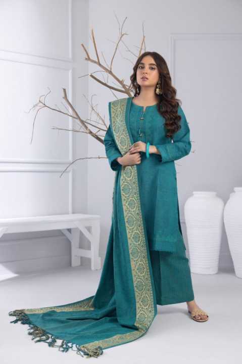 jacquard sussi 3 piece new khaddi style with motra lining shalwar