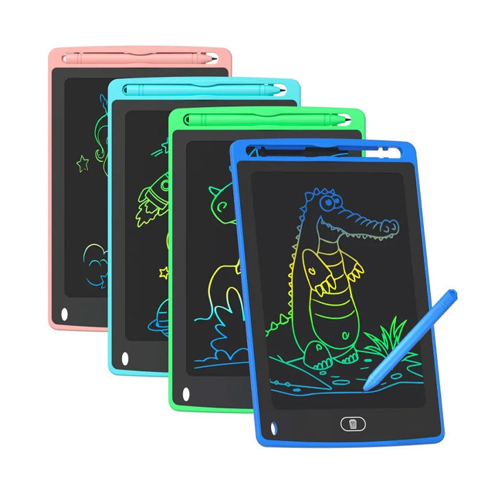 8.5 inch  LCD Writing Tablet for Kids Toys  Single and multi Color Doodle Drawing Tablet Pad, Toys for 3 4 5 6 7 8 Year Old Girls Boys Kids screen writing tablet, children’s handwriting pad, travel drawing tablet, (No Color Choice) Random Color