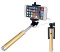 Selfi Stick With Selfie Button Control 3.5m Jack in Black best for all cellphone. 