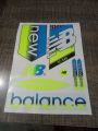 2024 NB Latest Edition  For Blue And yellow Cricket Bat  Stickers Latest 3D  Cricket Bat Stickers Edition. 
