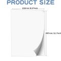 10 Sheets DIY A4 Inkjet Waterslide Decal Transfer Paper White Clear Laser Waterslide Decal Paper for Inkjet Laser Printer.
