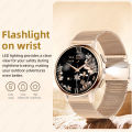 LIGE New Women's Smart Watch Amoled HD Screen Sports Heart Rate Bluetooth Call IP68 Waterproof Ladies Smartwatch For Android iOS. 