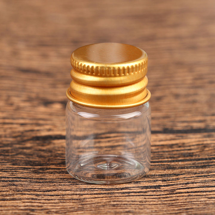 10%20Pieces%205ml/7ml/10ml/14ml/18ml/20ml%20Glass%20Bottles%20With%20Aluminium%20Lids%20Small%20Mini%20Glass%20Jars%206%20Sizes%20U-pick%20-%20Image%205