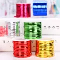 Metallic wire candy bags colored wire bunched mouth bags wire wrapped coin purse fancy wire 400 yards color wire wrapped color wire ready to ship. 