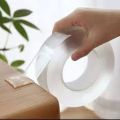 Nain. Store Nano tape (Double sided Washable silicon Transparent tape) Size : 5 meter. 