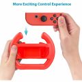 2 PCS Gaming Racing Steering Wheel Grip For Nintendo Switch OLED Joy con Controller Grip Racing Wheels Gamepad Accessories. 