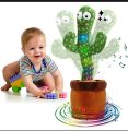 Dancing cactus toy with USB cables. 