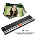 A4/A5 Paper Cutting Guillotine Paper Cutter Machine Photo Card Payslip Cutting Mat Tool with Scale Photo Trimmer Scrapbook Blade. 