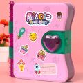 Jewelry Makeup Kit for Kids Magic Book  DIY Handmade Rings Bracelets Pretend Play Princess Girl's Birthday Xmas . 