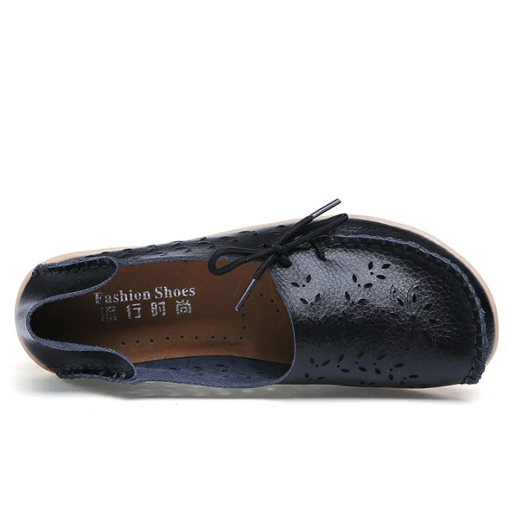 New%20Moccasins%20Women%20Flats%20Autumn%20sneakers%20Women%20Loafers%20Genuine%20Leather%20Female%20Shoes%20Slip%20On%20Ballet%20Bowtie%20Women%20Shoes%20Big%20Size%20-%20Image%204