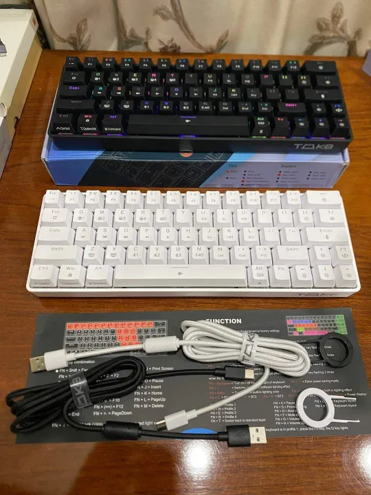 TMKB%20T63%20Gaming%20Keyboard%20Wireless,Triple%20Mode%20BT5.0/2.4G/USB-C%20Mechanical%20Keyboard%20Wireless,63%20Keys%20Wireless%20Bluetooth%20Keyboard,Rechargeable%20RGB%20Backlit%2060%20Percent%20Keyboard%20-%20Image%202