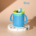 3-in-1 Straw Cup, Kids Learning Cup with Lid, Open Design, Sippy Cup, Water Bottle, Learning Drinking Cup with Straw, Cover and.