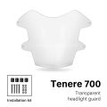 Motorcycle Accessories Acrylic Headlight Protector Light Cover Protective Guard For YAMAHA Tenere 700 Tenere700 XT700Z 2019-2024. 