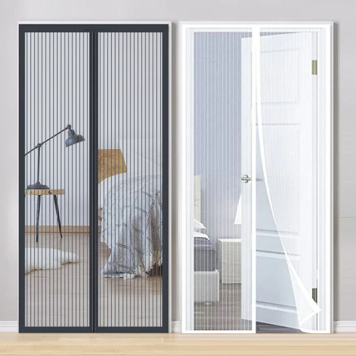 Mosquito Net Curtain Magnets Door Mesh Insect Sandfly Netting with Magnets on The Door Mesh Screen Automatic Closing Door Screen