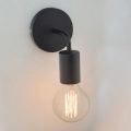 Nordic Black Wall Holder E27 For indoor Lighting, Bulb Not Included. 