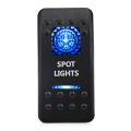 12V 24V Car Boat Rocker Toggle Switch Waterproof ON/OFF 5 Pin Latching Marine Push Button led light bar rear light reverse light.