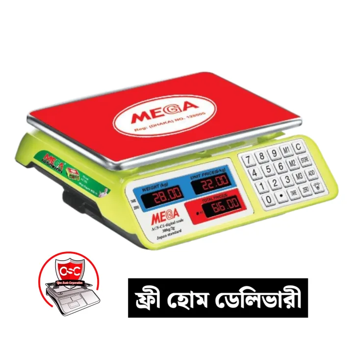 Mega 30kg Digital Scale/Electronic Price Computing Scale LED Digital