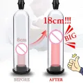 18+ Hand Pumped Penis Extender Pump for Mens with Rubber Ring - Mens extender vacuum pum. 