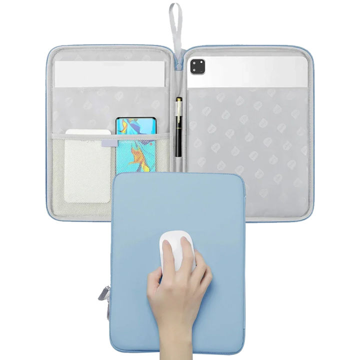 Tablet Sleeve Bag 9-11" for IPad Pro AIR 11 10.2 12.9" 13" Case for Redmi Shockproof PU Pouch Bags