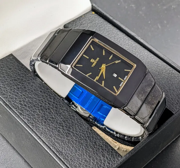 "Tesston Original Square Watch – Full Ceramic & Swiss-Japan Movement ...