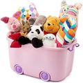 Baby Cartoon Toy Storage Box Children's Storage Box Plastic Clothes Storage locker. 