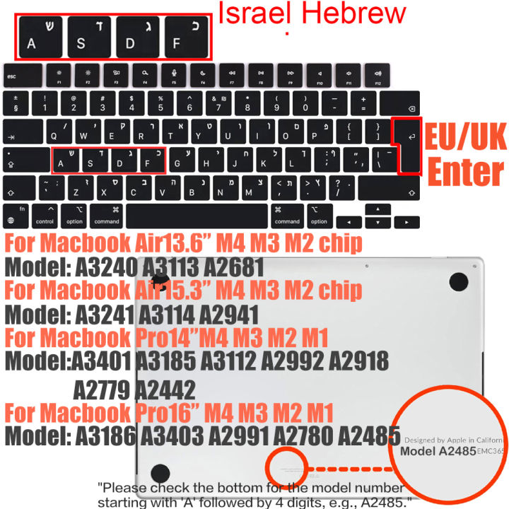 Silicone%20Hebrew%20Keyboard%20Cover%20Protector%20for%20MacBook%20Pro/Air%20M2%20M3%20M4%20%20Compatible%20with%2013/14/15/16%20inch%20Soft%20Protective%20Film%20-%20Image%206