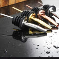 4Pcs Black/Rose Gold/Silver Liquor Pourers, Stainless Steel Liquor Bottle Pourers for Alcohol, Bar Accessories Pour Spouts. 