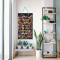 Shoe Charms Organizer With 180 Holes, Hanging Shoe Charm Holder, Shoe Decoration Clog Charms Display, Collection Holder. 