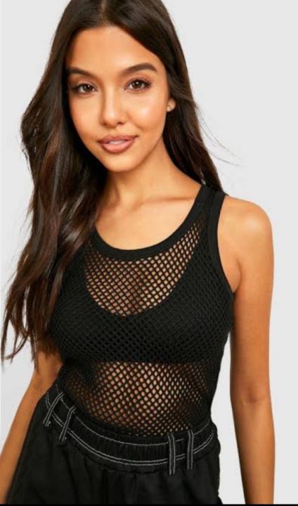 Women%20Fishnet%20MESH%20Tank%20Tops%20Lightweight%20Cropped%20Gym%20T-Shirt%20Ladies%20Casual%20Wear%20Sleeveless%20Summer%20Vest%20-%20Image%205