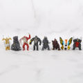 24pcs/set Godzilla vs King Kong  Figure Model Toys 17cm. 