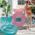 Rooxin Inflatable Swimming Ring Mermaid With Backrest Pool Floaters for Adult Teens Water Play Tube Swimming Mattress Pool Toys. 