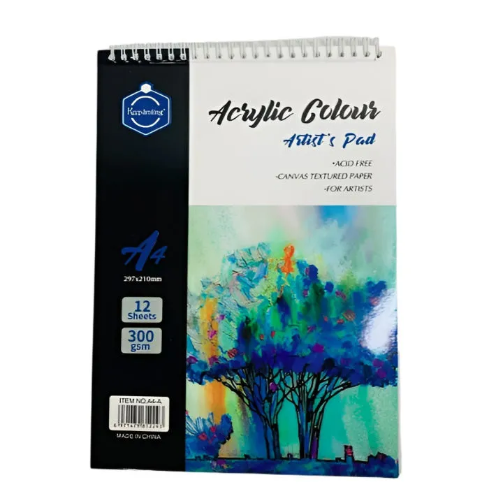 Keep%20smiling%20Artist's%20Acrylic%20Pad%20a5/a4/a3%20for%20Acrylic%20Painting%20and%20Drawing%20(12Sheets)%20-%20Image%202