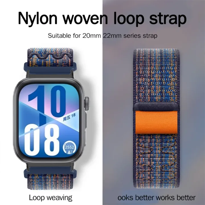 Needlework%20Nylon%20Loop%20Strap%20for%20Huawei%20Watch%20Fit%204%204%20Pro%20Sport%20Bracelet%20Wristband%20for%20Huawei%20Watch%20Fit%203%20Replaceable%20Correa%20Belt%20-%20Image%202