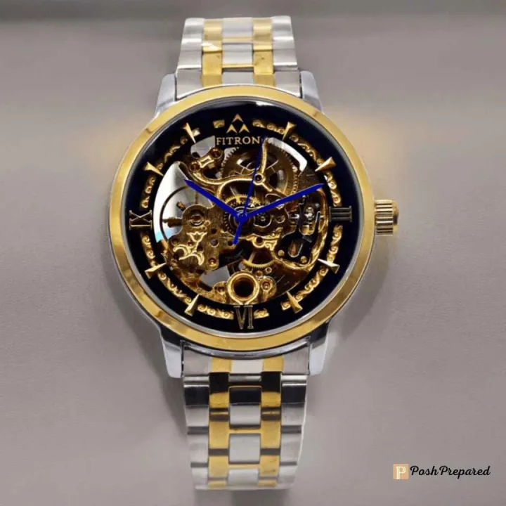 Fitron%20Two%20Tone%20Skeleton%20%20%7C%20Watch%20For%20Men%E2%80%99s%20%7C%20original%20-%20Image%204