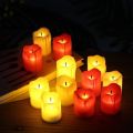 Plastic Candle Light 2 Pair - 2 Candle Light - Candle Light Light Lamp - Candle LED Light. 