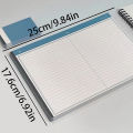 1pc Student writing notebook, lined/blank notebook, detachable student study notebook, 30 page notebook - Office. 