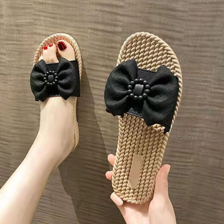 2025%20New%20Women's%20Fashion%20Slides%20-%20Versatile%20Low/Medium%20Heel%20Slippers,%20Thick%20Sole%20Non-Slip%20Sandals%20for%20Indoor%20&%20Outdoor%20Wear%20-%20Image%203
