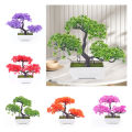 Artificial Plants Bonsai Small Tree Simulation Pot Plants Fake Flowers Table Potted Ornaments Home Decoration Hotel Garden Decor. 