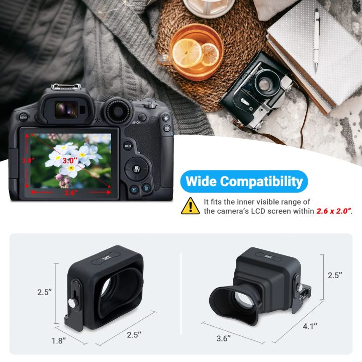 JJC%203X%20LCD%20Viewfinder%20Camera%20Extender%20Eyecup%20Eyepiece%20Collapsible%20fit%203.0"%20Screen%20for%20%20Z30%20%20ZV-1%20ZV-1F%20RX100%20%20G7X%20-%20Image%206