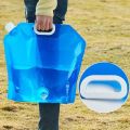 5/10L Camping Water Bag Portable Folding Water Bucket Large Water Container Outdoor Travel Collapsible Pouch Can Camping Supplie. 