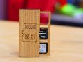 SD Card Case Wooden Memory Card Holder. 