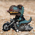 Childrens Dinosaur Modeling Pullback Motorcycle Simulation Locomotive Inertia Car miniatures item Animal figurines Dinosaur toys. 