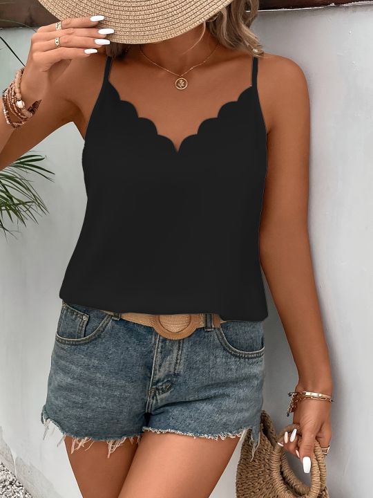 Plus%20Size%20Women's%20Wavy%20V-Neck%20Sleeveless%20Tank%20Top%20Summer%20Vest%20Lightweight%20Casual%20Style%20-%20Image%206