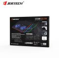 JERTECH KL330 RGB Laptop Cooling Pad 2 Cooling Fans Notebook Cooler. 