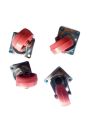 WHEEL SET 4" | PLASTIC 360° MOVEABLE WHEELS  | EASILY BEAR WEIGHT. 