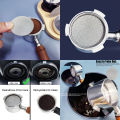 2Pcs Dosing Funnel 51/54/58mm With Puck Screen, Espresso Coffee Dosing Ring with 6 Magnets For 51/54/58mm Portafilters. 