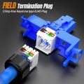 AMPCOM RJ45 Connectors Modular Plug, Cat6 Cat6A UTP Stecker Network Toolless Connector Ethernet Plugs Cable Internet Tools Free. 