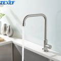 304 Stainless Steel Faucet Kitchen Bathroom Sink Universal Bathroom Accessories Shower System Washbasin Mixer Basin Mixer Tap. 