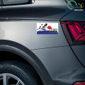 HKS modified car advanced car jdm reflective car stickers door and body stickers scratch and cover the rear glass sticker. 