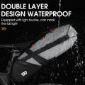 WEST BIKING Bike Bag Waterproof Reflective 10L Large Capacity Saddle Bag Cycling Foldable Tail Bag MTB Road Bicycle Bag. 